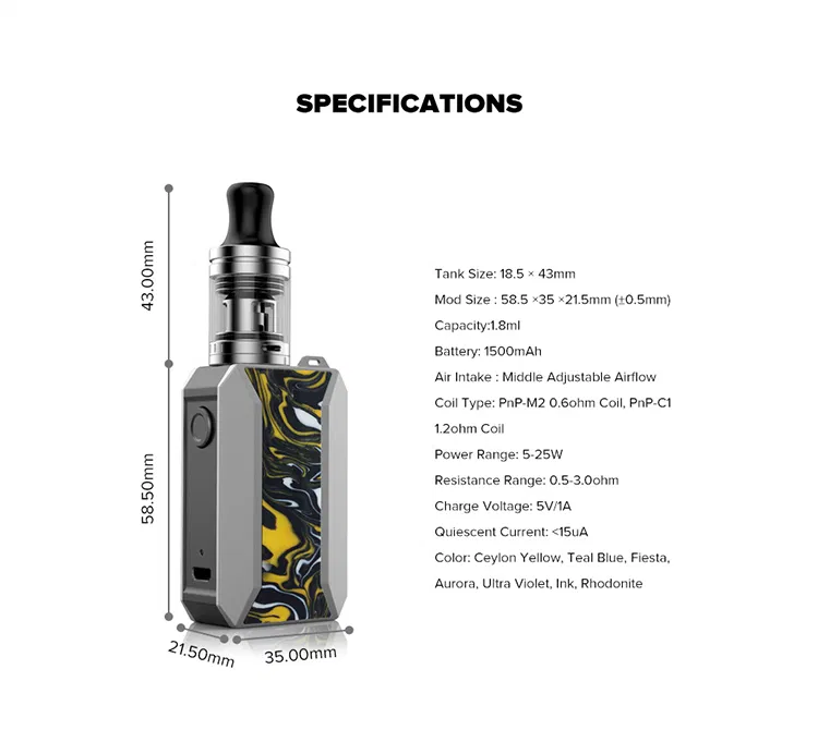 VOOPOO Drag Baby Trio 25W Starter Kit